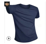 Quick-drying Waterproof Anti-fouling T-shirt Couple Half Sleeve Bottoming Shirt