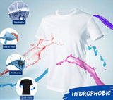 Quick-drying Waterproof Anti-fouling T-shirt Couple Half Sleeve Bottoming Shirt