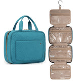 Toiletry Bag Travel Bag with Hanging Hook, Water-resistant Makeup Cosmetic Bag Travel Organizer for Accessories, Shampoo, Full Sized Container, Toiletries and Cosmetics