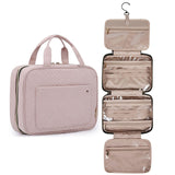 Toiletry Bag Travel Bag with Hanging Hook, Water-resistant Makeup Cosmetic Bag Travel Organizer for Accessories, Shampoo, Full Sized Container, Toiletries and Cosmetics