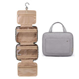 Toiletry Bag Travel Bag with Hanging Hook, Water-resistant Makeup Cosmetic Bag Travel Organizer for Accessories, Shampoo, Full Sized Container, Toiletries and Cosmetics