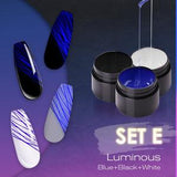 Luminous drawing spider glue