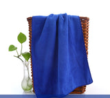 Plain absorbent microfiber towel