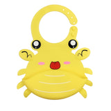 Baby silicone bib three-dimensional rice bowl