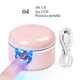 Portable small nail polish dryer