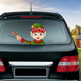 Popular Santa Claus wiper sticker can remove the car rear windshield wiper Sticker Car Stickers