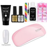 Painless and rapid extension of crystal glue+100-piece boxed with scaled nail crystal