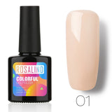 ROSALIND Solid Color Bobbi Glue UV Nail Polish Nail Polish 10ml Nail Polish