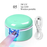 Portable small nail polish dryer