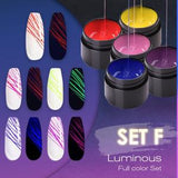Luminous drawing spider glue
