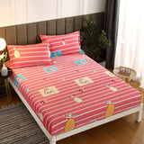 Warm Flannel Elastic Fitted Sheet Soft Bed Linen Home
