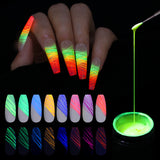 Luminous drawing spider glue