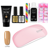 Painless and rapid extension of crystal glue+100-piece boxed with scaled nail crystal