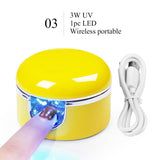 Portable small nail polish dryer