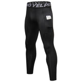 Men's stretch and quick-drying fitness trousers