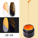 Luminous drawing spider glue