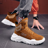 Fall/winter trendy men's shoes high top trendy shoes