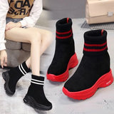 Shallow mid-barrel Martin boots