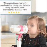 Baby Bottle Rack Free Hand Bottle Holder Feeder Bottles Rack Baby Self-feeding Holder Drink Water Nursing Holder Support Clip