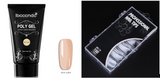 Painless and rapid extension of crystal glue+100-piece boxed with scaled nail crystal