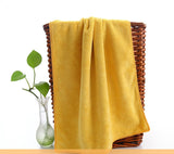 Plain absorbent microfiber towel