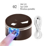 Portable small nail polish dryer