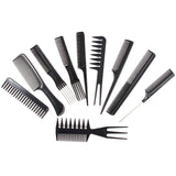 10-piece hair comb