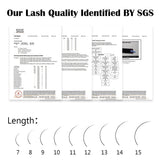 WOW16 Rows Faux Mink Individual Eyelash Lashes