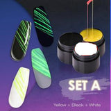 Luminous drawing spider glue