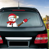Popular Santa Claus wiper sticker can remove the car rear windshield wiper Sticker Car Stickers