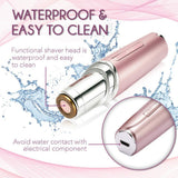 Facial Hair Remover for Women,  Electric Face Razor for Women with LED Light for Instant and Painless Hair Removal