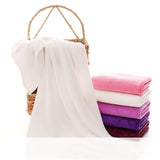 Plain absorbent microfiber towel