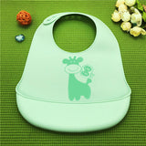 Baby silicone bib three-dimensional rice bowl