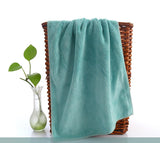 Plain absorbent microfiber towel