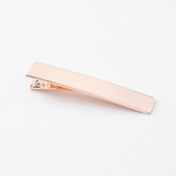 Elegant wild retro matte brushed metal hair clips Duckbill clips bangs clip side headdress
