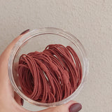 The New Basic Model 20 Rubber Bands For Women To Tie The Hair Circle