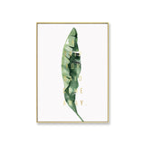 Home Decor Green Plant Canvas Painting