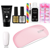 Painless and rapid extension of crystal glue+100-piece boxed with scaled nail crystal