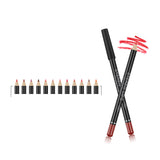 12-color Matte Velvet Hook Thread Lipstick Pen, Waterproof And Non-marking