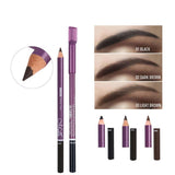 Not Easy To Smudge Hard Tip Eyebrow Pencil With Comb