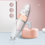 New Infant Silicone Feeding Squeeze Spoon