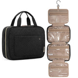 Toiletry Bag Travel Bag with Hanging Hook, Water-resistant Makeup Cosmetic Bag Travel Organizer for Accessories, Shampoo, Full Sized Container, Toiletries and Cosmetics