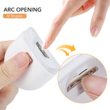 Electric Automatic Nail Clipper Manicure Nail Trimmer For Adult Baby Finger Toe Scissors Pedicure Thick Nails Cutter Sharpener
