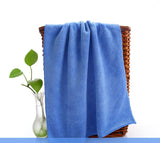 Plain absorbent microfiber towel