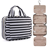 Toiletry Bag Travel Bag with Hanging Hook, Water-resistant Makeup Cosmetic Bag Travel Organizer for Accessories, Shampoo, Full Sized Container, Toiletries and Cosmetics
