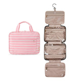 Toiletry Bag Travel Bag with Hanging Hook, Water-resistant Makeup Cosmetic Bag Travel Organizer for Accessories, Shampoo, Full Sized Container, Toiletries and Cosmetics