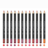 12-color Matte Velvet Hook Thread Lipstick Pen, Waterproof And Non-marking
