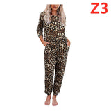 Tie-Dye Printed Long-Sleeved Trousers Split Pajamas