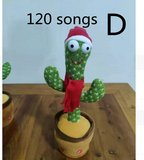 Dancing Cactus Enchanting Flower Electric Plush Toy Twisting Music Song