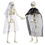 Halloween Plastic Skull Ghost Skeleton Decoration Props